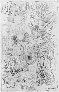 Album of the Siege of Paris, Emigrants by Gustave Dore